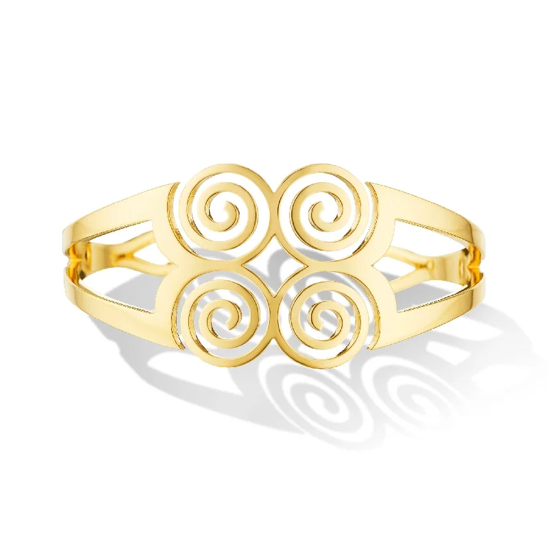 Loop charm bangles-ESSENCE Cuff Bracelet