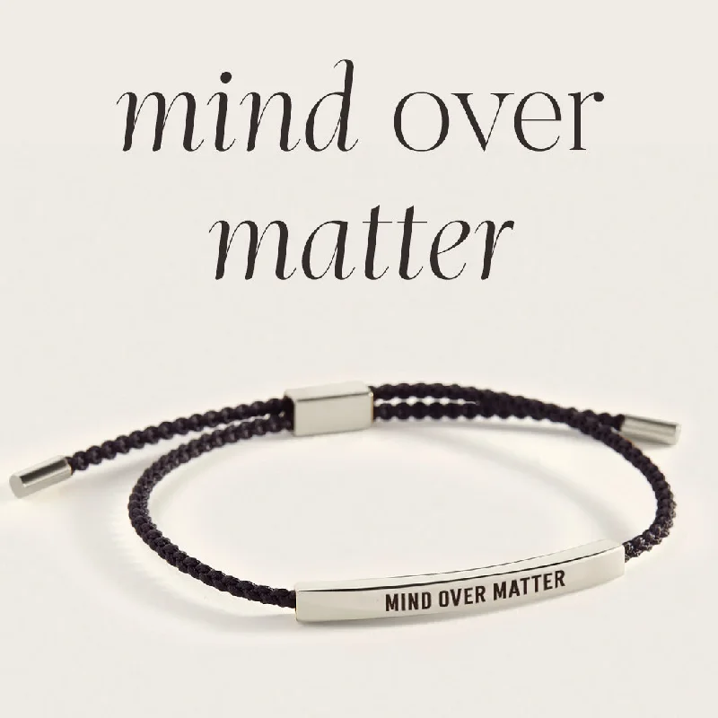 Braided silk bangles-Mind Over Matter Inspire Bracelet