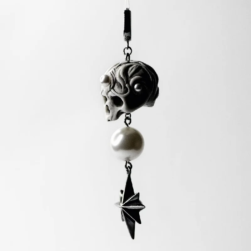 Radiant star earrings-Skull & Star earring