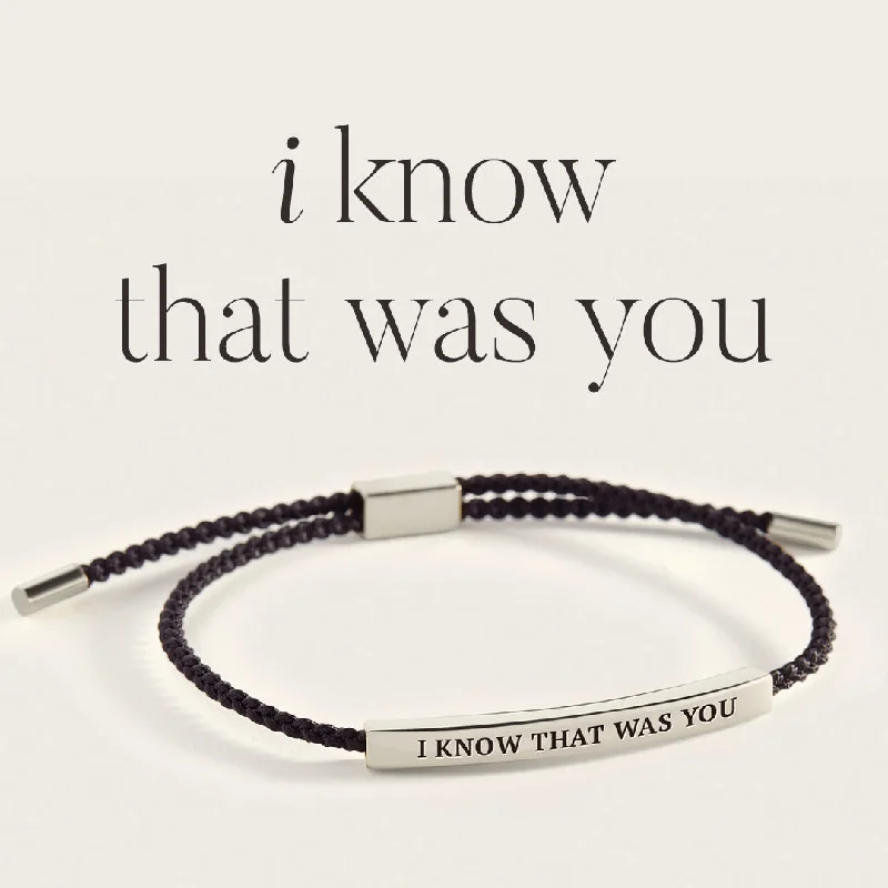 Fine bead bangles-I Know That Was You Inspire Bracelet