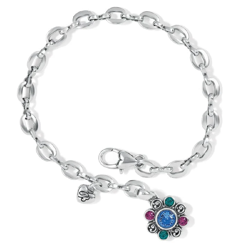 Tide pattern bangles-Elora Gems Flower Bracelet