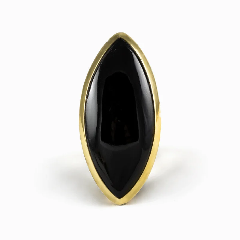 Black Obsidian Ring