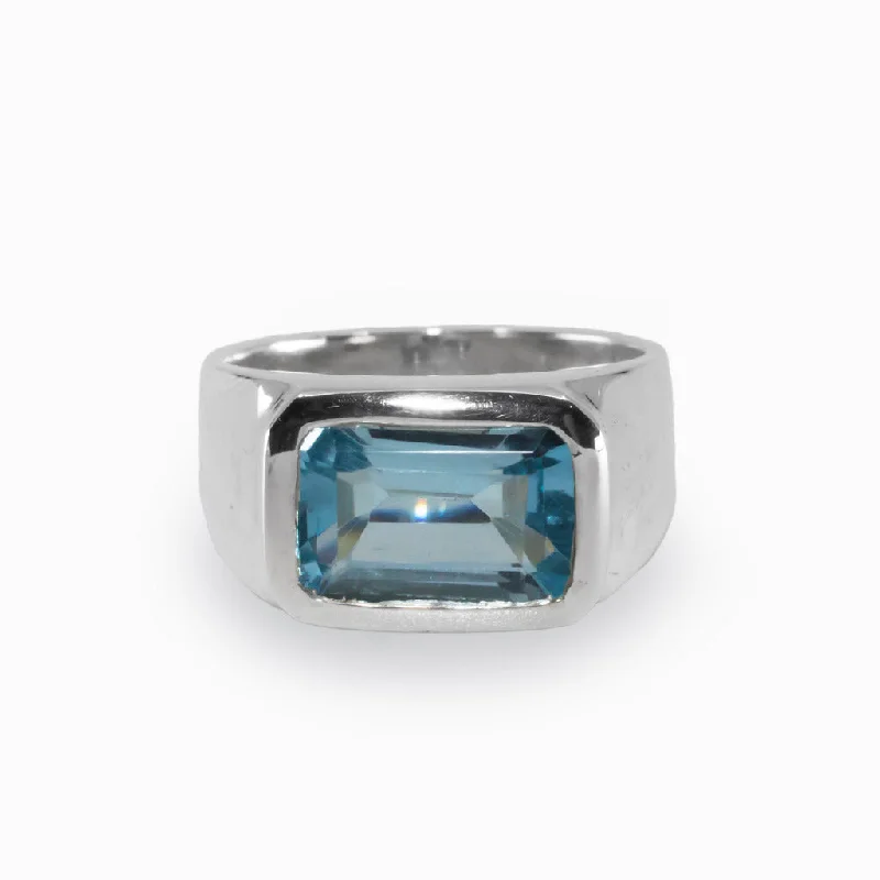 Blue Topaz Ring