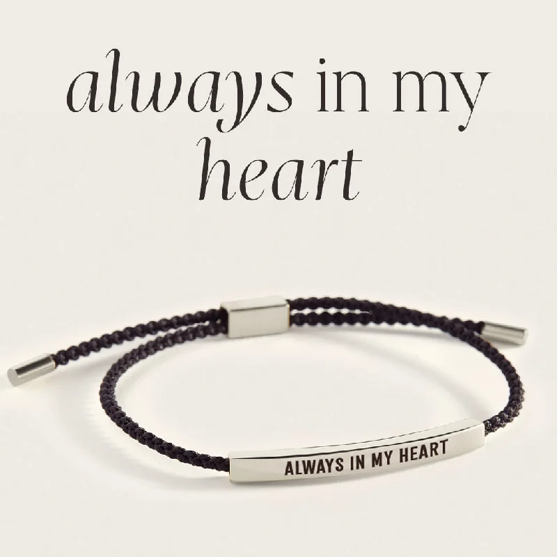 Pure link bangles-Always In My Heart Inspire Bracelet