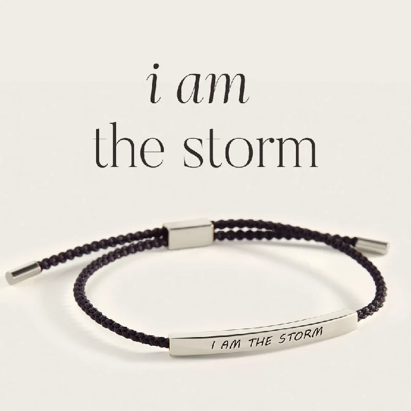 Chunky stone bangles-I Am The Storm Inspire Bracelet