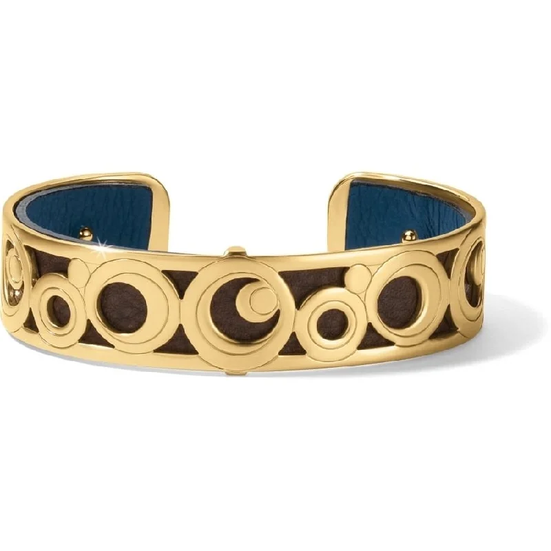 Vibrant enamel bangles-Christo Maui Slim Cuff Bracelet Set