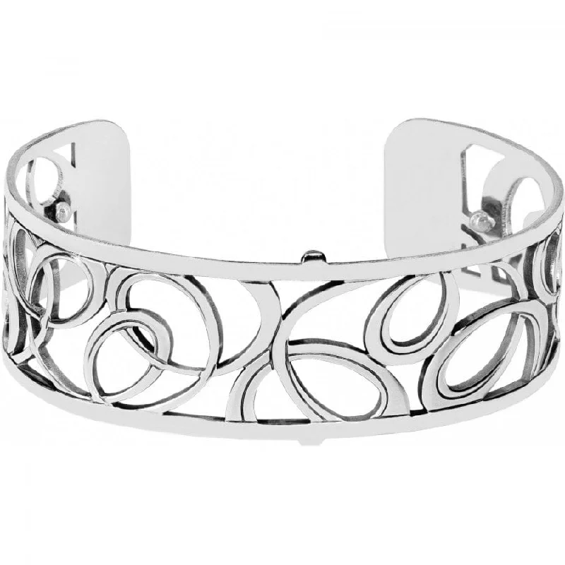 Pinch clasp bangles-Christo Vienna Narrow Cuff Bracelet