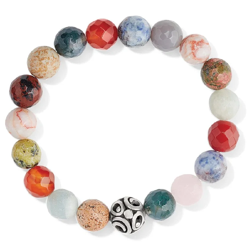 Polished bead bangles-Contempo Desert Sky Stretch Bracelet