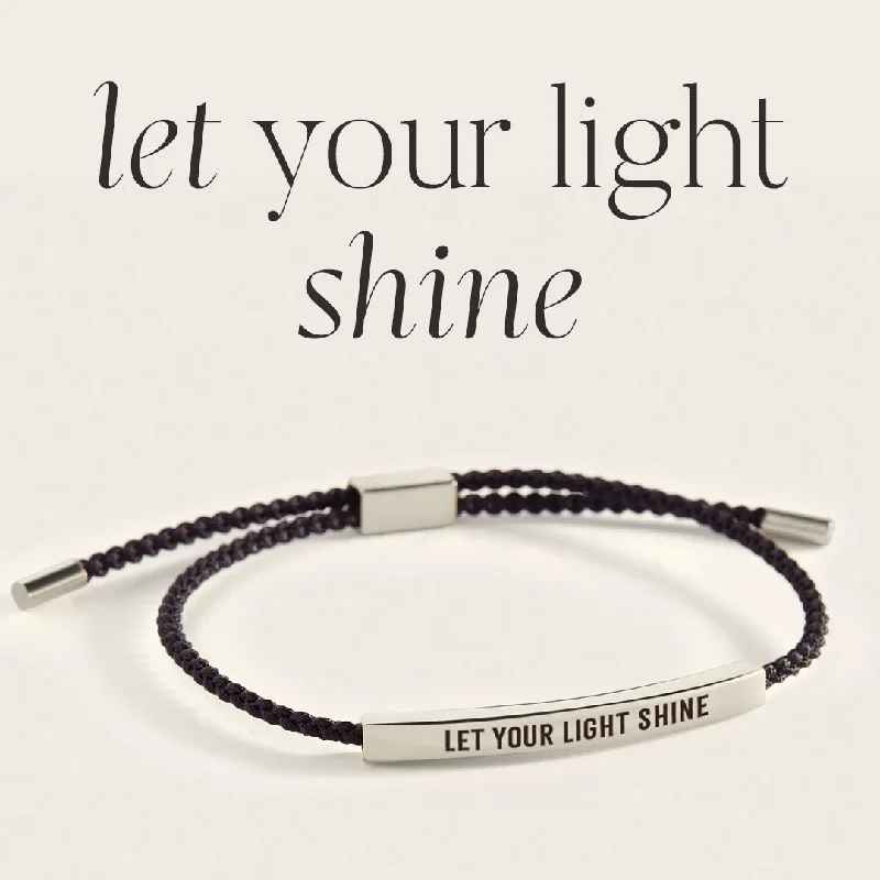 Oval gem bangles-Let Your Light Shine Inspire Bracelet