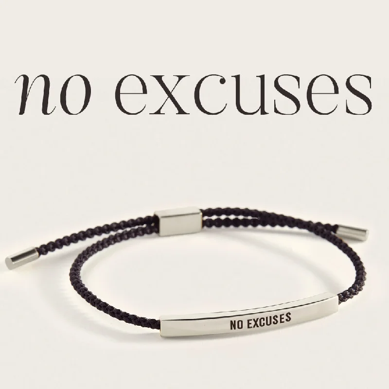 Dusk gothic bangles-No Excuses Inspire Bracelet