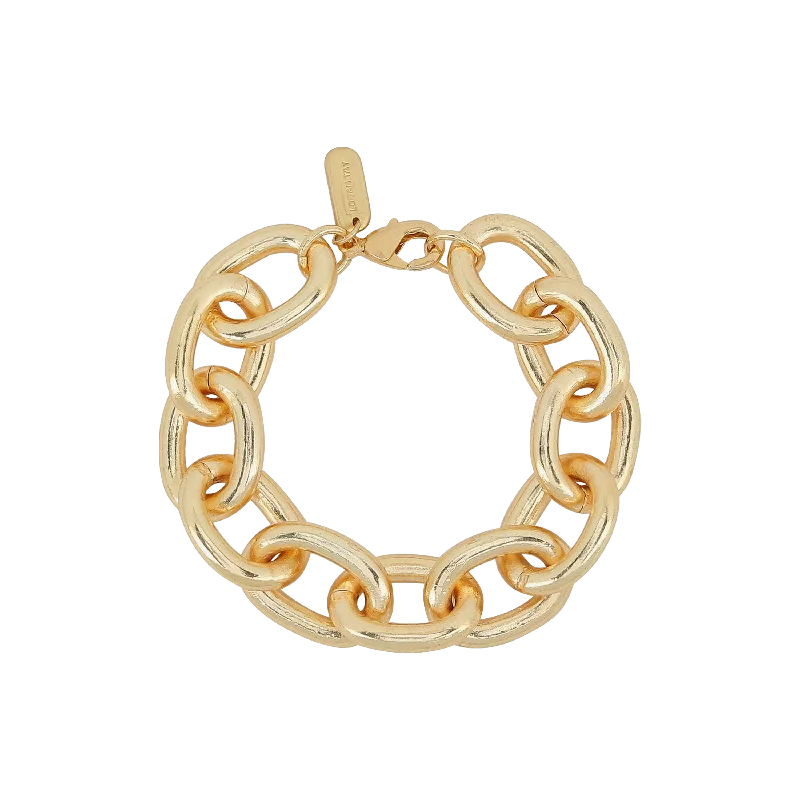 Layered chain bangles-Chunky Link Bracelet