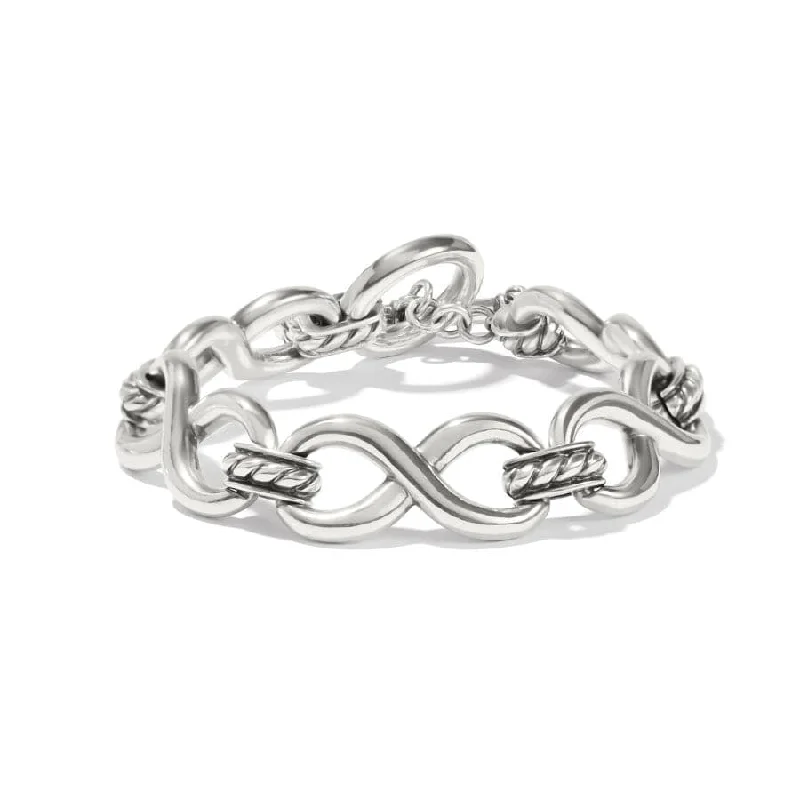 Hand-polished bangles-Interlok Infinity Bracelet