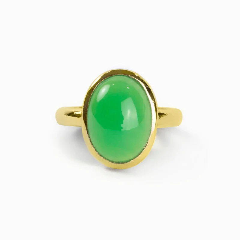 Chrysoprase Ring