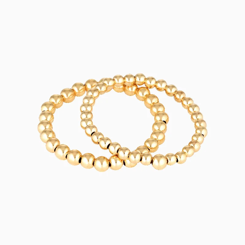 Gold Bead Ring