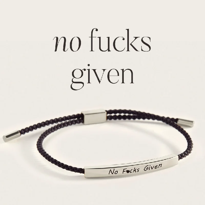 Light clay bangles-No F♥cks Given Inspire Bracelet