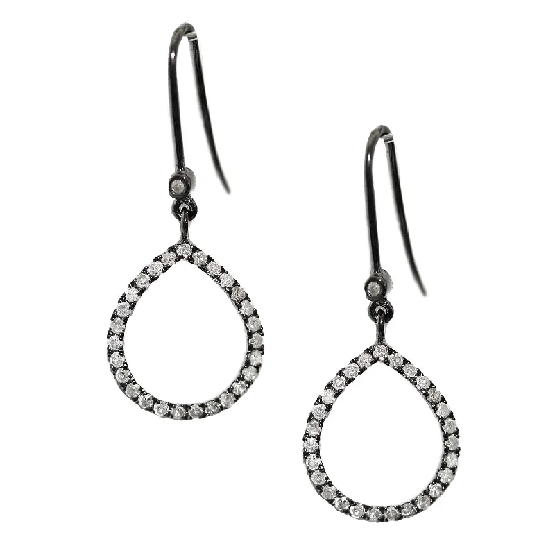 Alloy metal earrings-Chloe Earrings Silver