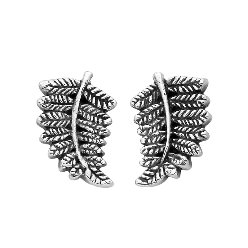 Bead weave earrings-BRACKEN - Sterling Silver Studs