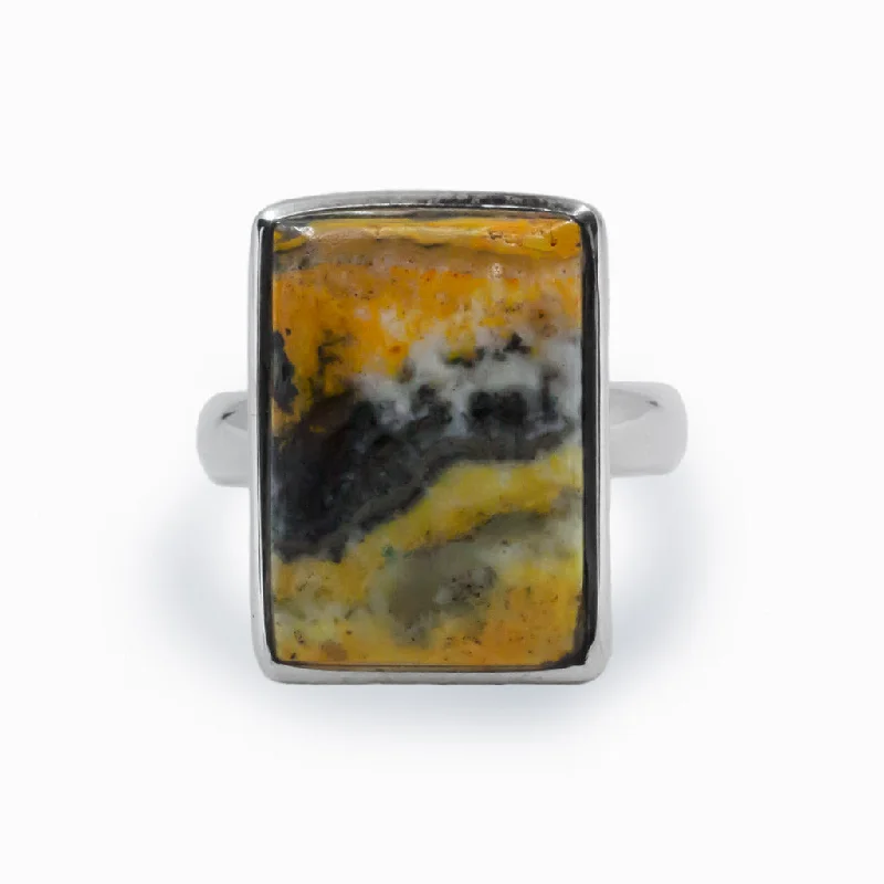 Bumblebee Jasper Ring