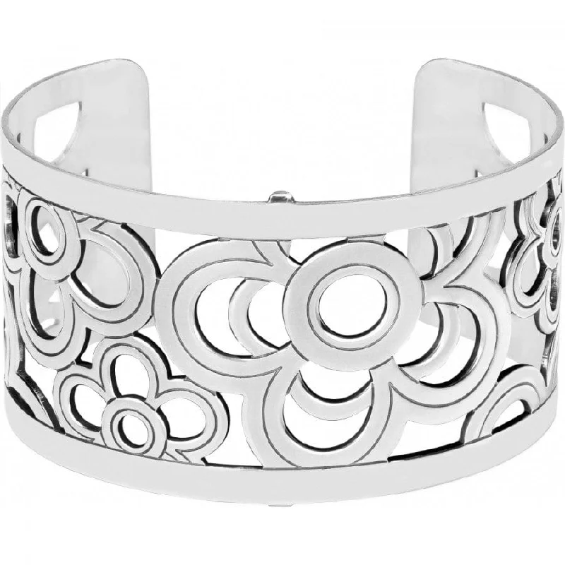 Gem strand bangles-Christo Newberry Wide Cuff Bracelet