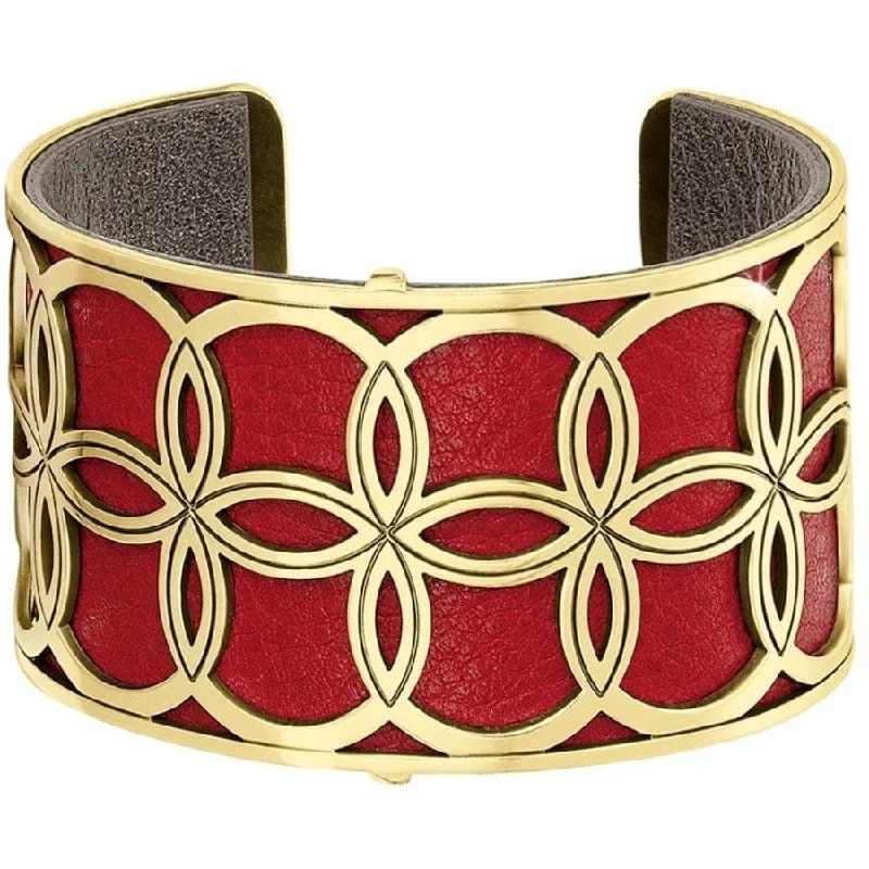 Fine bead bangles-Christo NYC Wide Cuff Bracelet Set