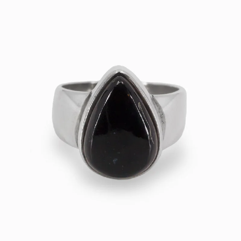 Black Tourmaline Ring