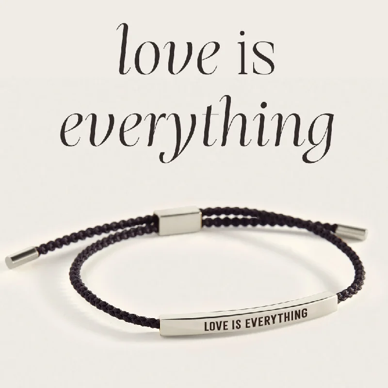 Wide cuff bangles-Love Is Everything Inspire Bracelet