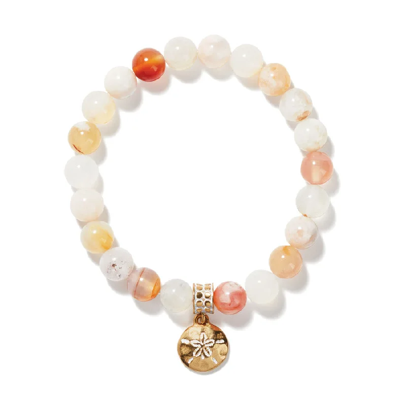 Fine bead bangles-Sunset Cove Stretch Bracelet