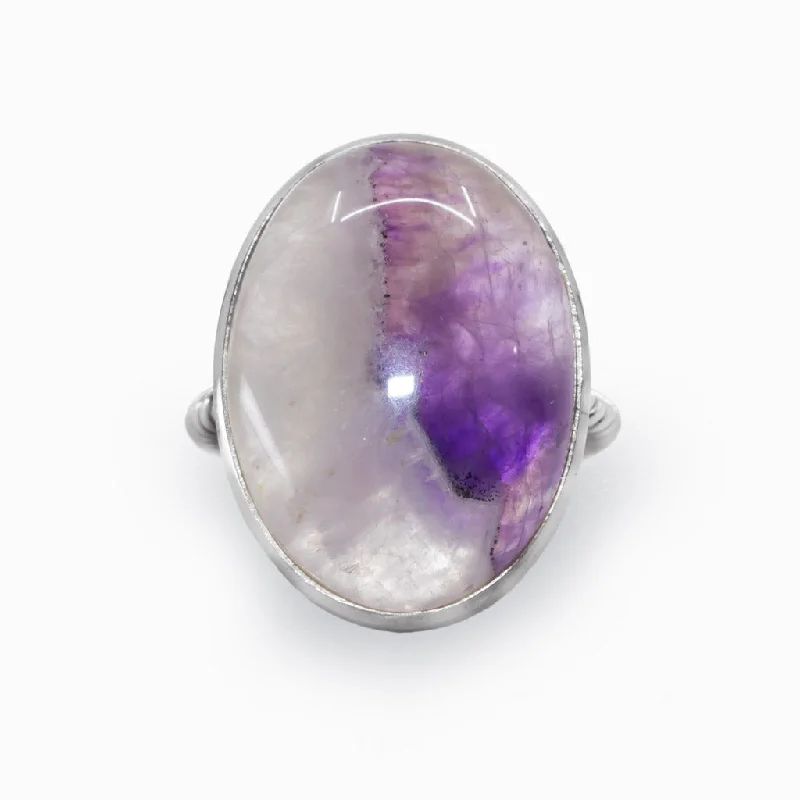 Chevron Amethyst Ring