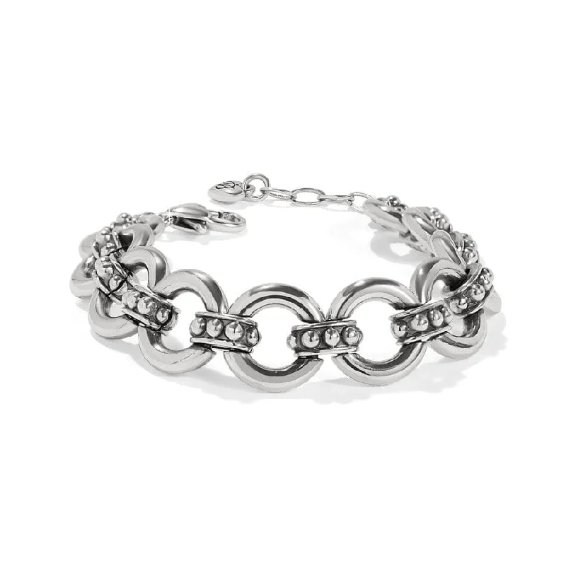 Smooth form bangles-Pretty Tough Stud Link Bracelet