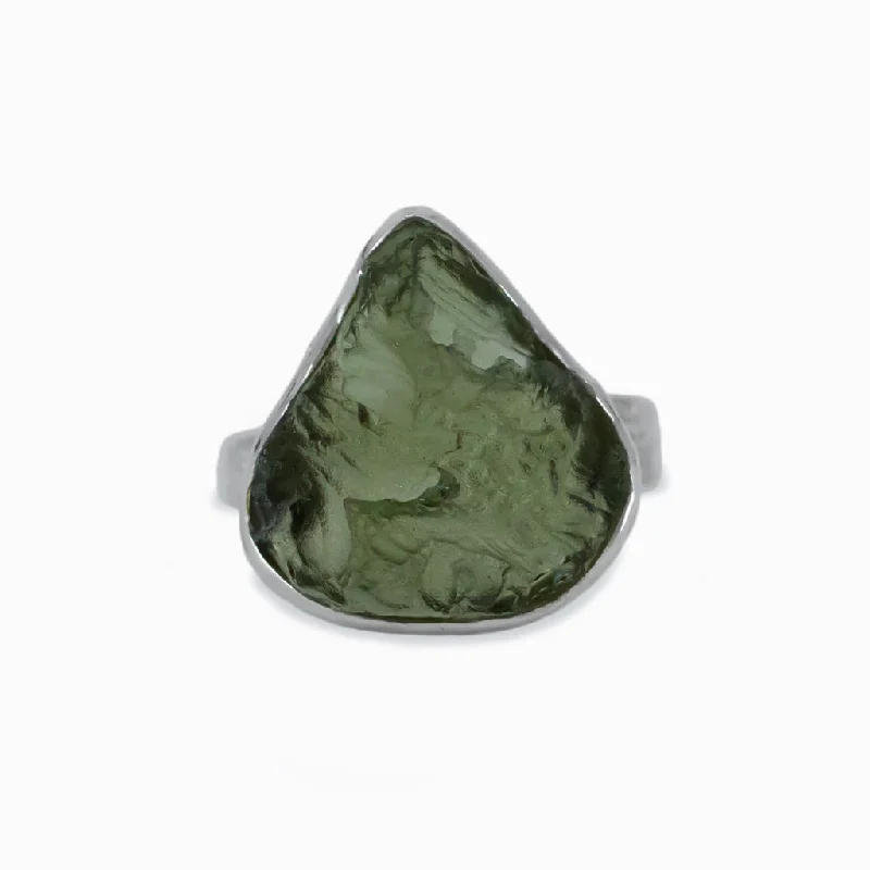 Moldavite Ring