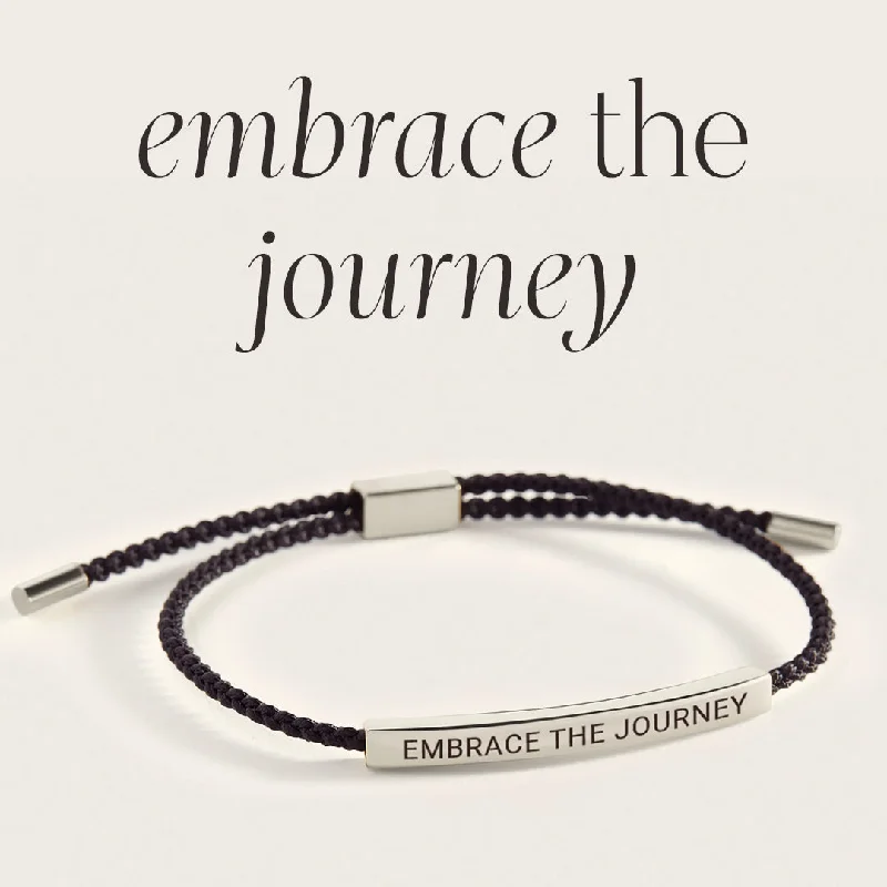 Oval shape bangles-Embrace the Journey Inspire Bracelet