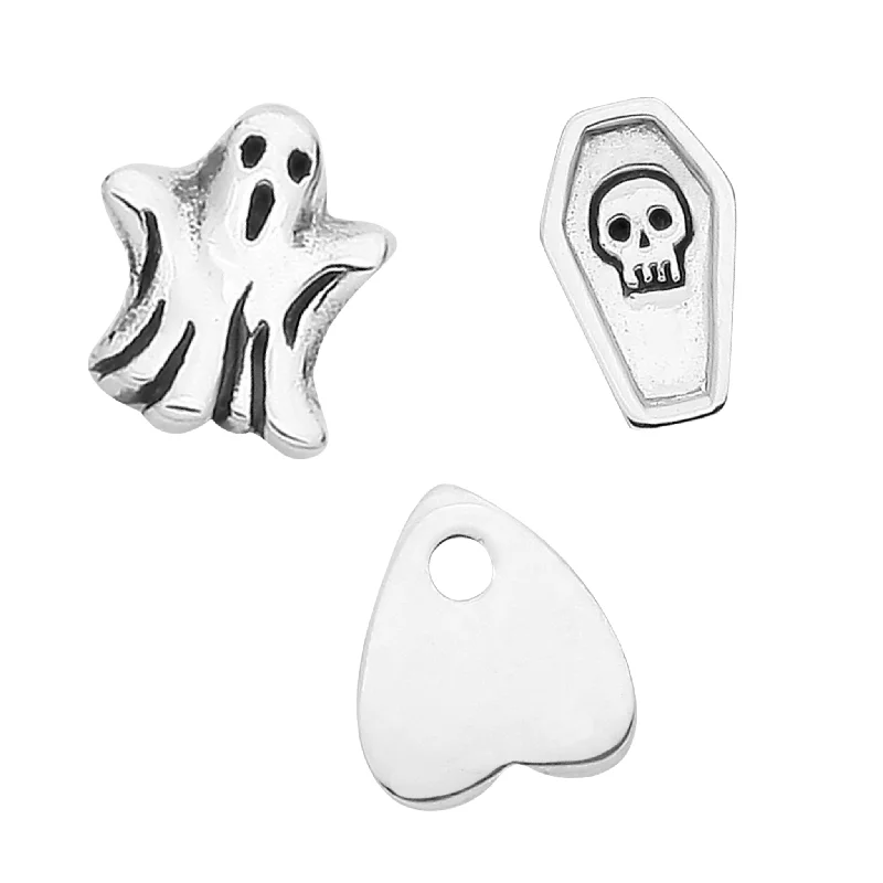 Pure gem earrings-HAUNTED HOUSE SET - Sterling Silver Studs