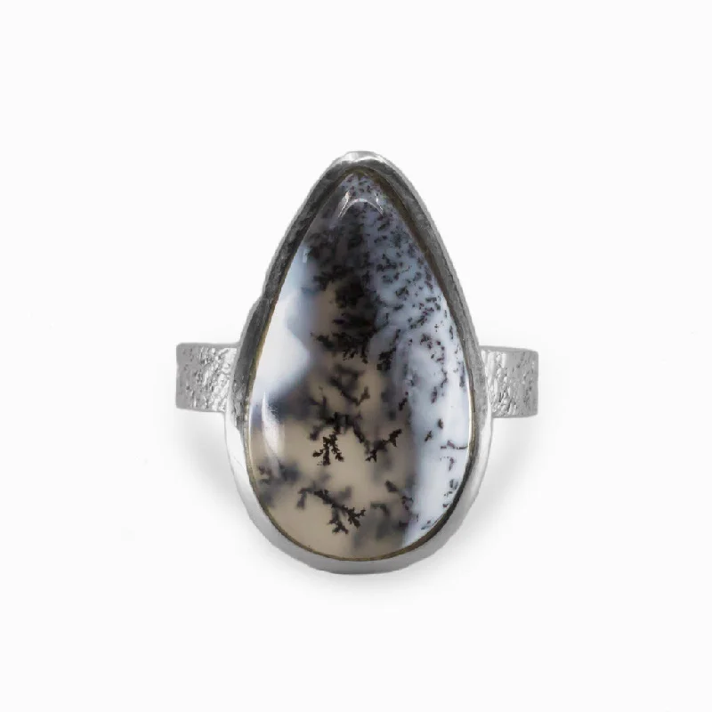 Dendritic Opal Ring