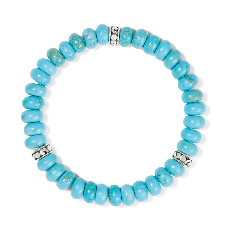 Surf bead bangles-Contempo Nuevo Azul Stretch Bracelet