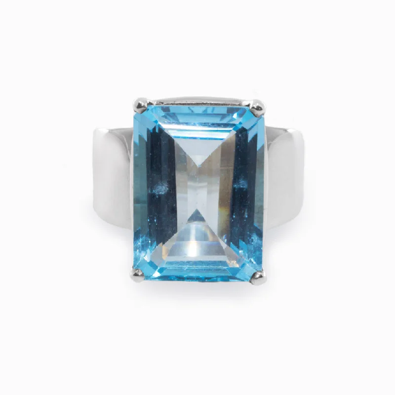 Blue Topaz Ring