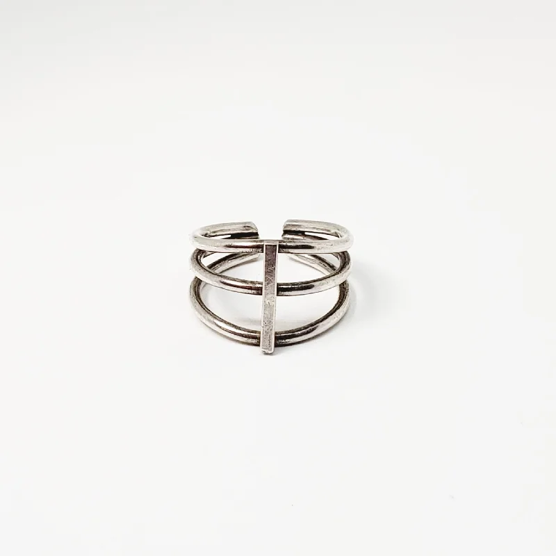 Ribcage Ring - Sterling Silver