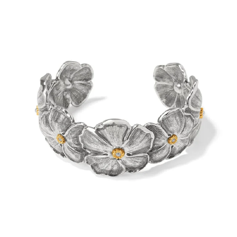 Smooth form bangles-Bella Garden Cuff Bracelet