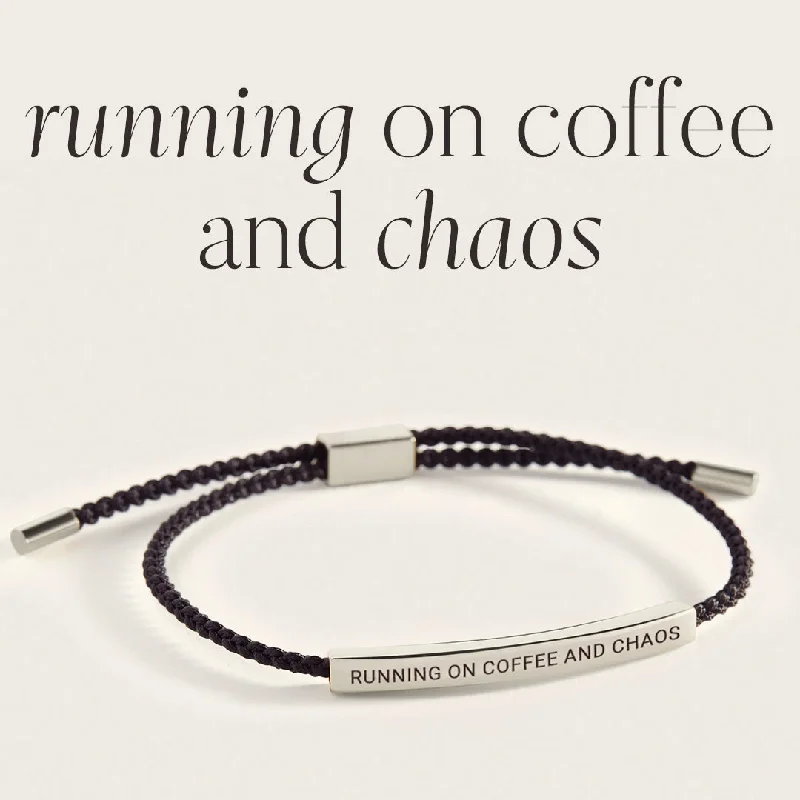 Tide pattern bangles-Running on Coffee and Chaos Inspire Bracelet