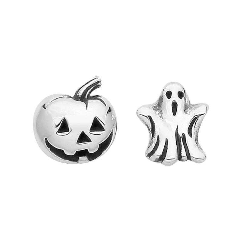 Ruby stone earrings-HALLOWS EVE - Sterling Silver Studs