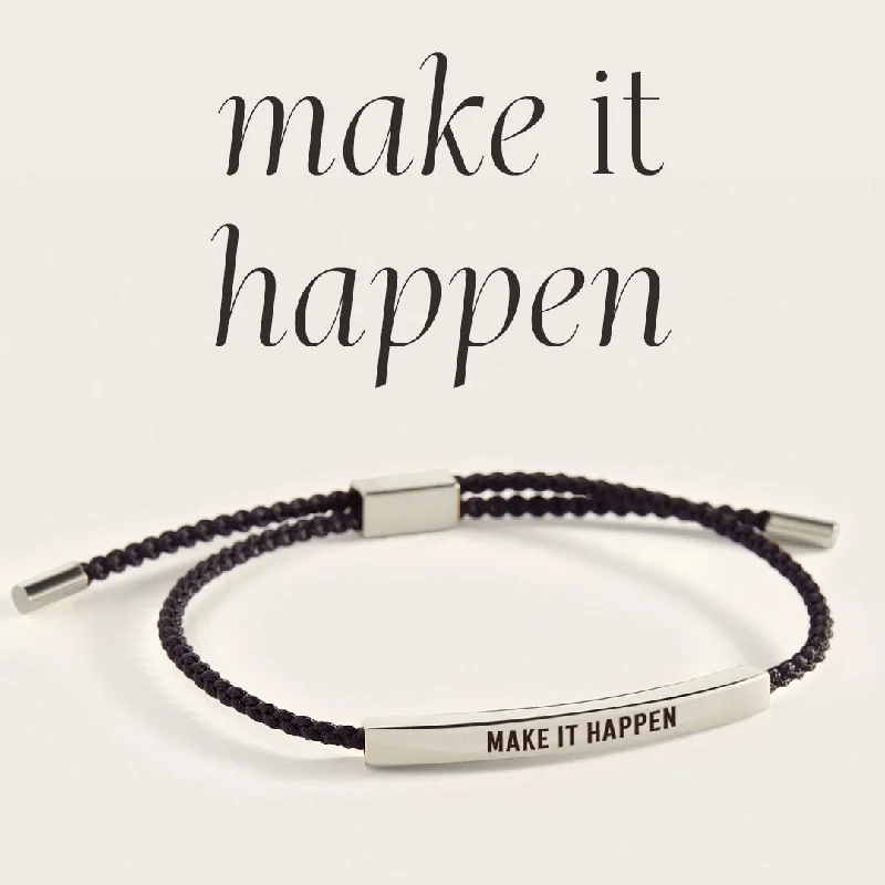 Sleek design bangles-Make It Happen Inspire Bracelet