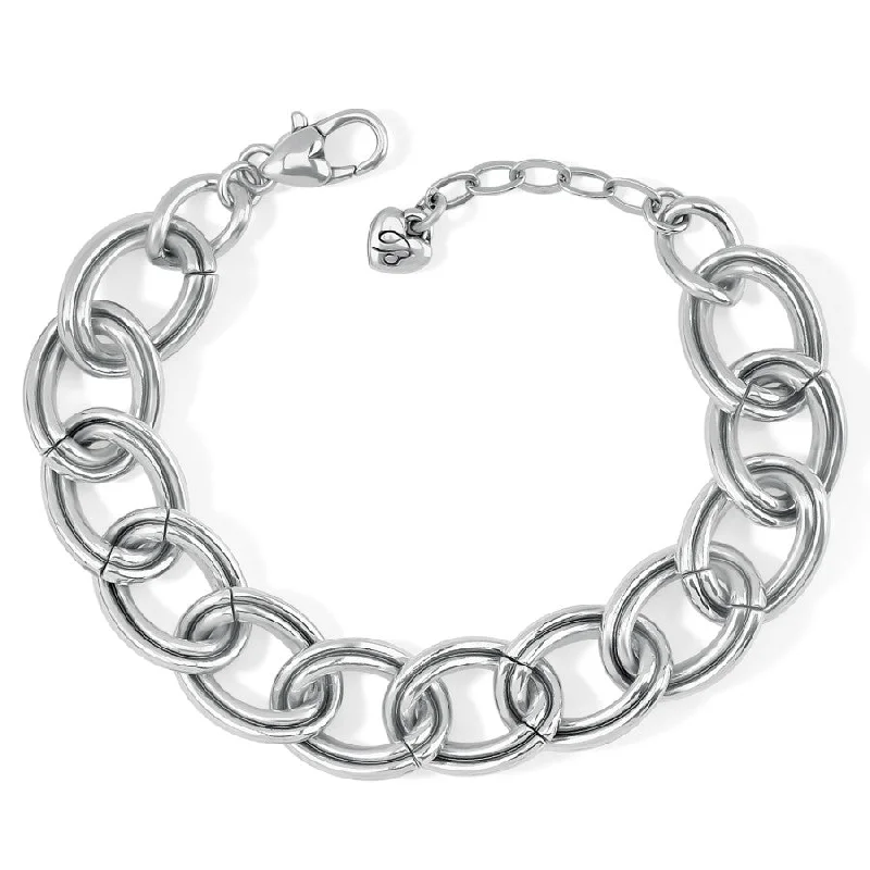 Swirl shape bangles-Interlok Chain Bracelet