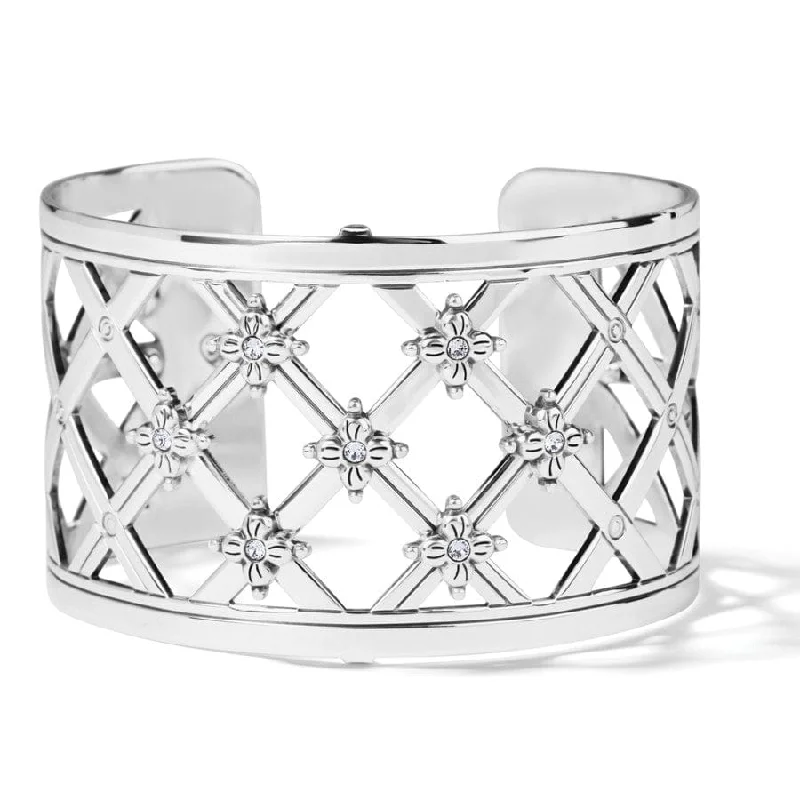 Pinch clasp bangles-Christo Amsterdam Wide Cuff Bracelet