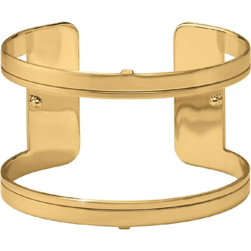 Fox motif bangles-Christo New Delhi Wide Cuff Bracelet