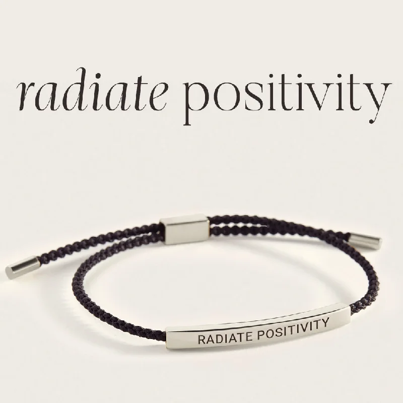 Secure clasp bangles-Radiate Positivity Inspire Bracelet