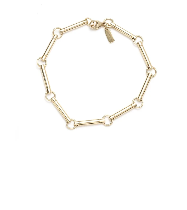 Beaded cluster bangles-Gold Element Chain Bracelet