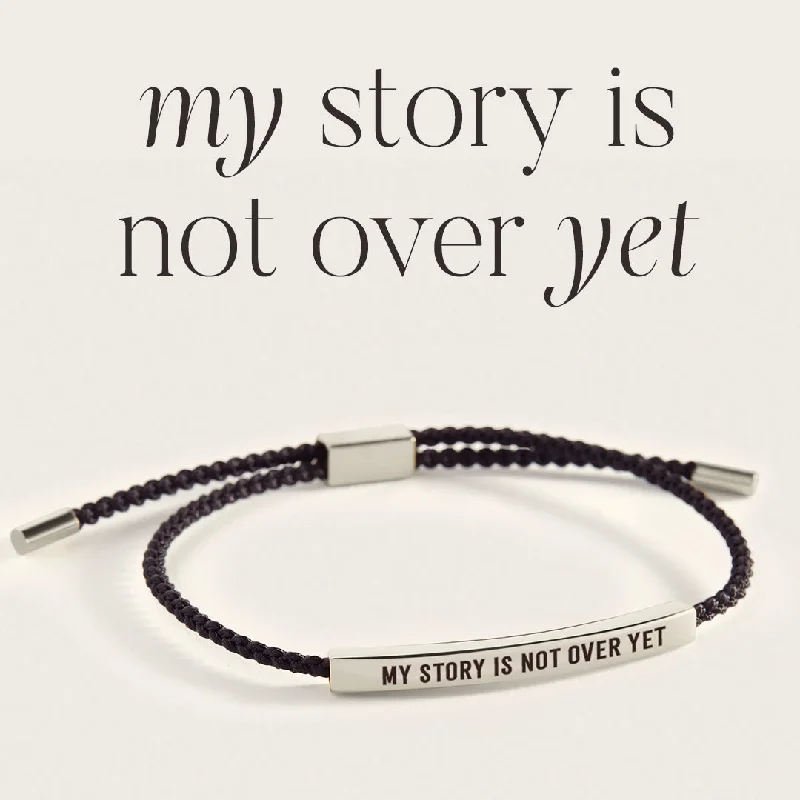 Surf theme bangles-My Story Is Not Over Yet Inspire Bracelet