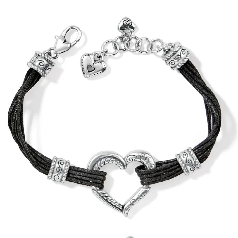 Beaded cluster bangles-Heritage Heart Bracelet