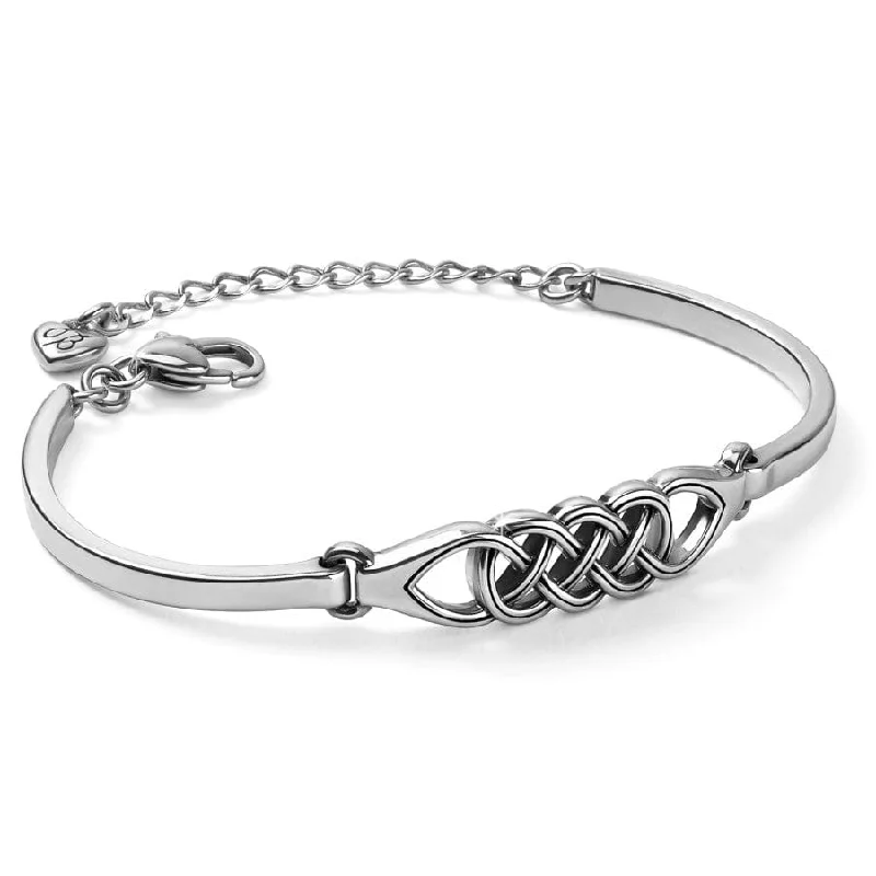 Tide pattern bangles-Interlok Braid Bar Bracelet