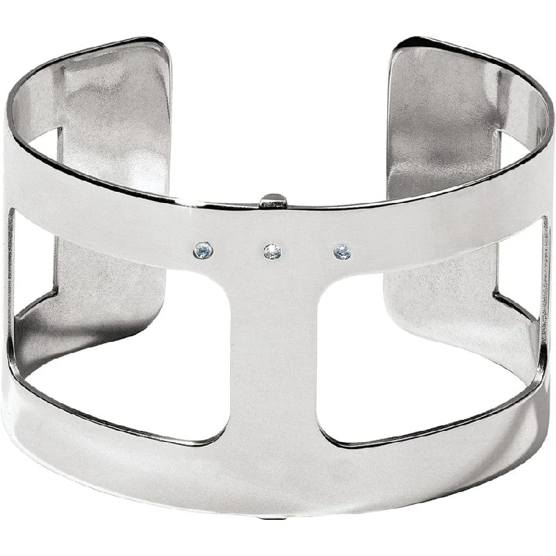 Pinch clasp bangles-Christo Pasadena Wide Cuff Bracelet