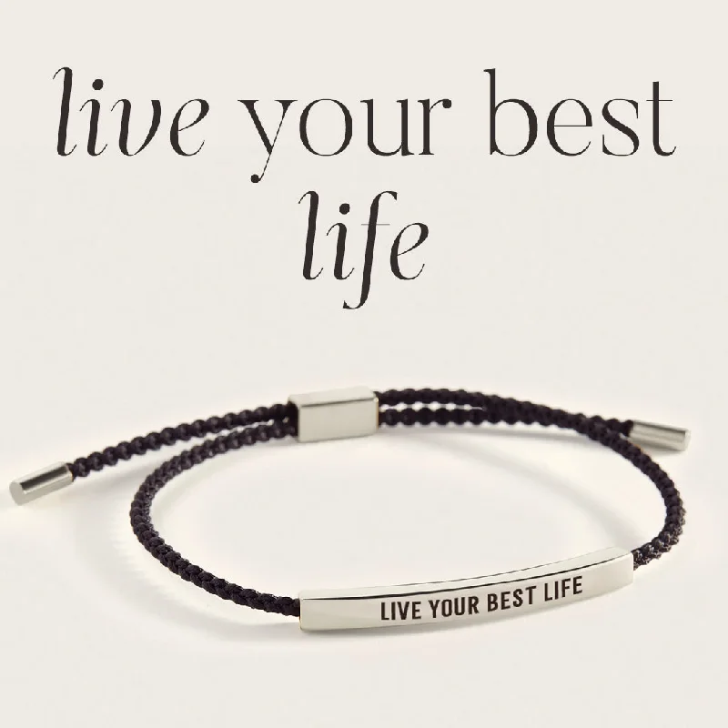 High gloss bangles-Live Your Best Life Inspire Bracelet